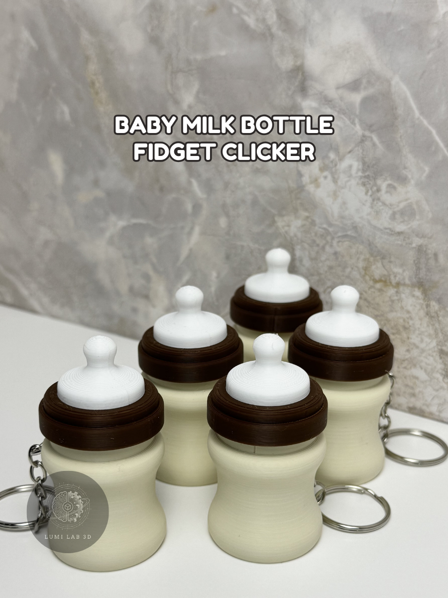 Baby Milk Bottle Fidget Clicker