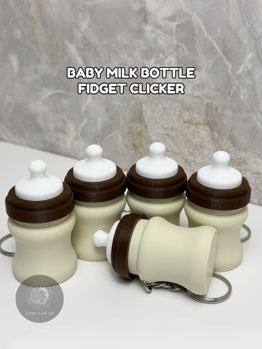Baby Milk Bottle Fidget Clicker