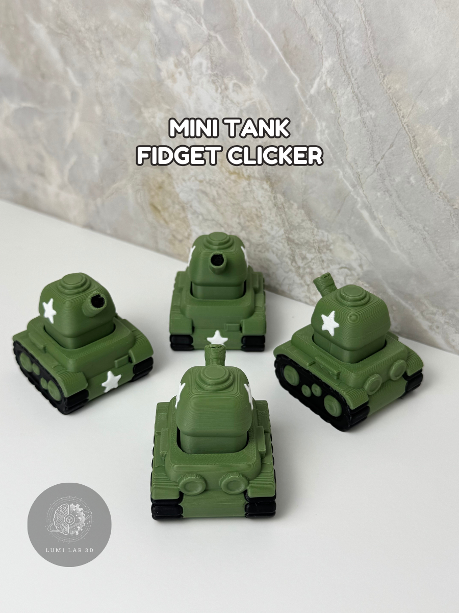 Mini Tank Fidget Clicker
