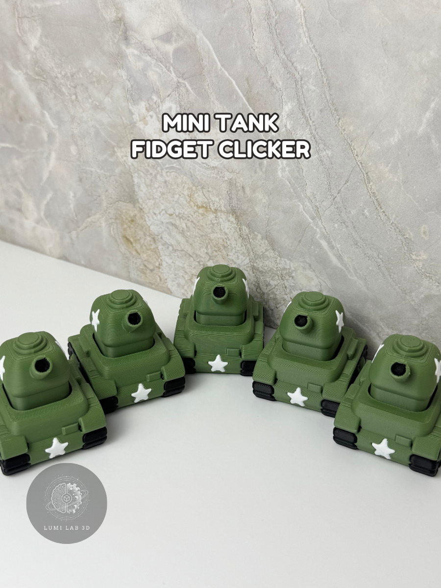 Mini Tank Fidget Clicker