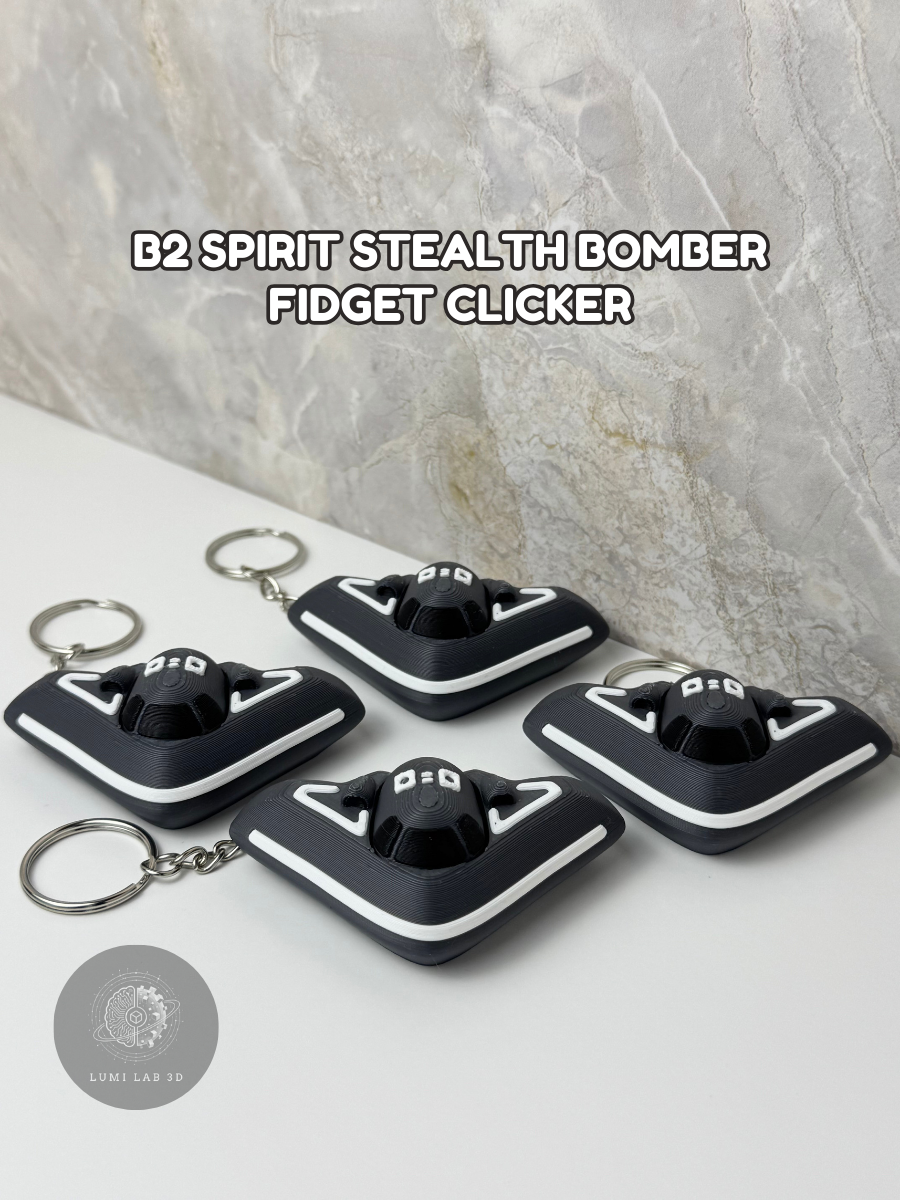 B2 Spirit Stealth Bomber Fidget Clicker