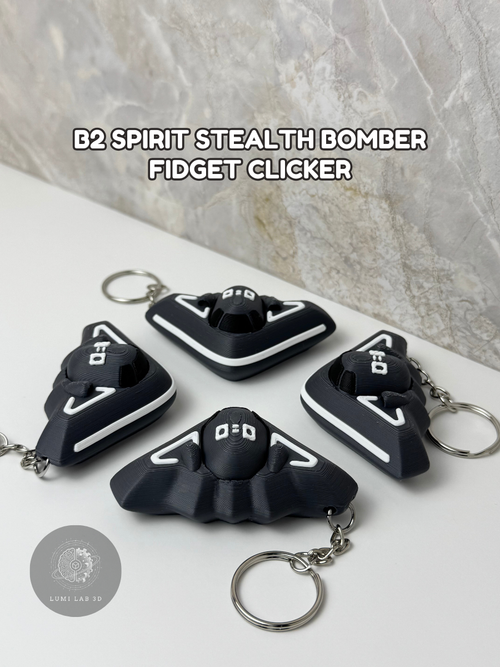 B2 Spirit Stealth Bomber Fidget Clicker