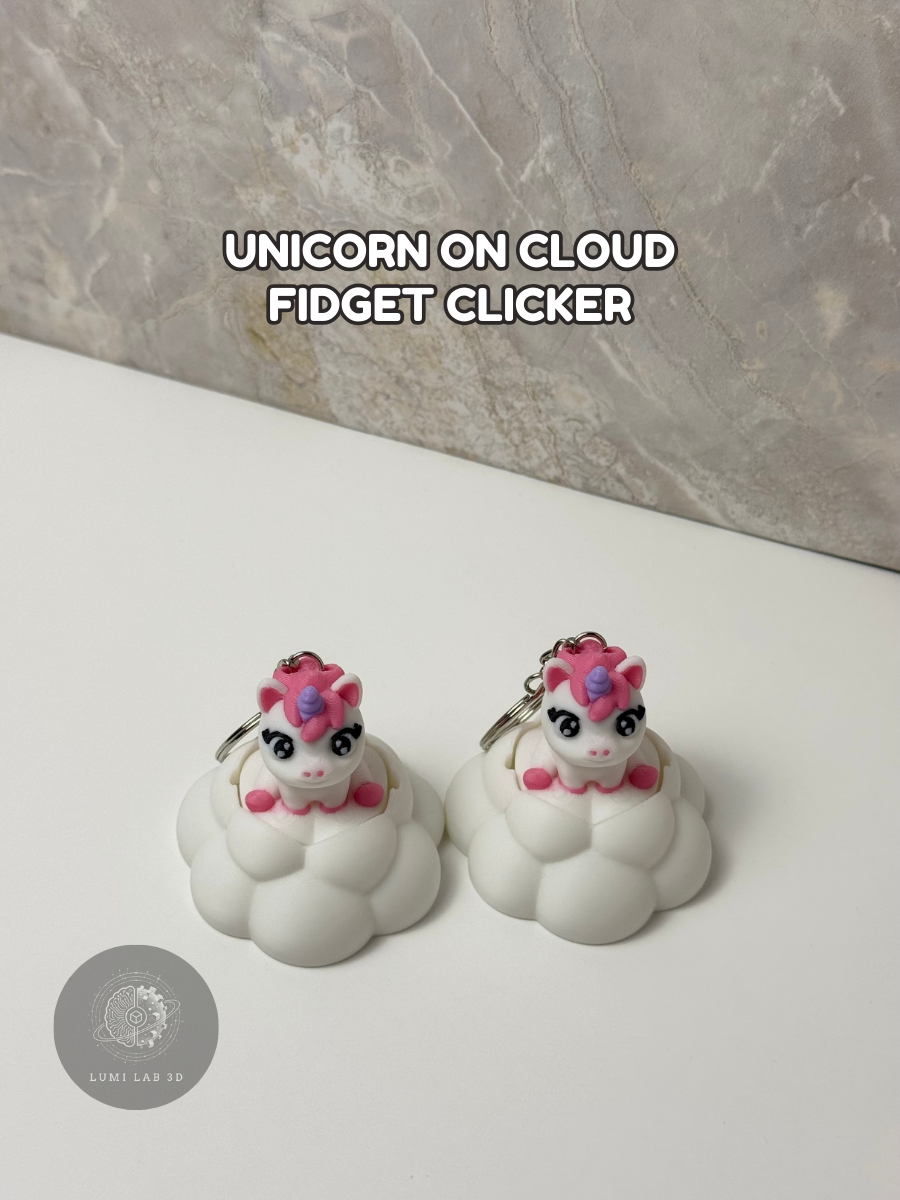 Unicorn on Clouds Fidget Clicker