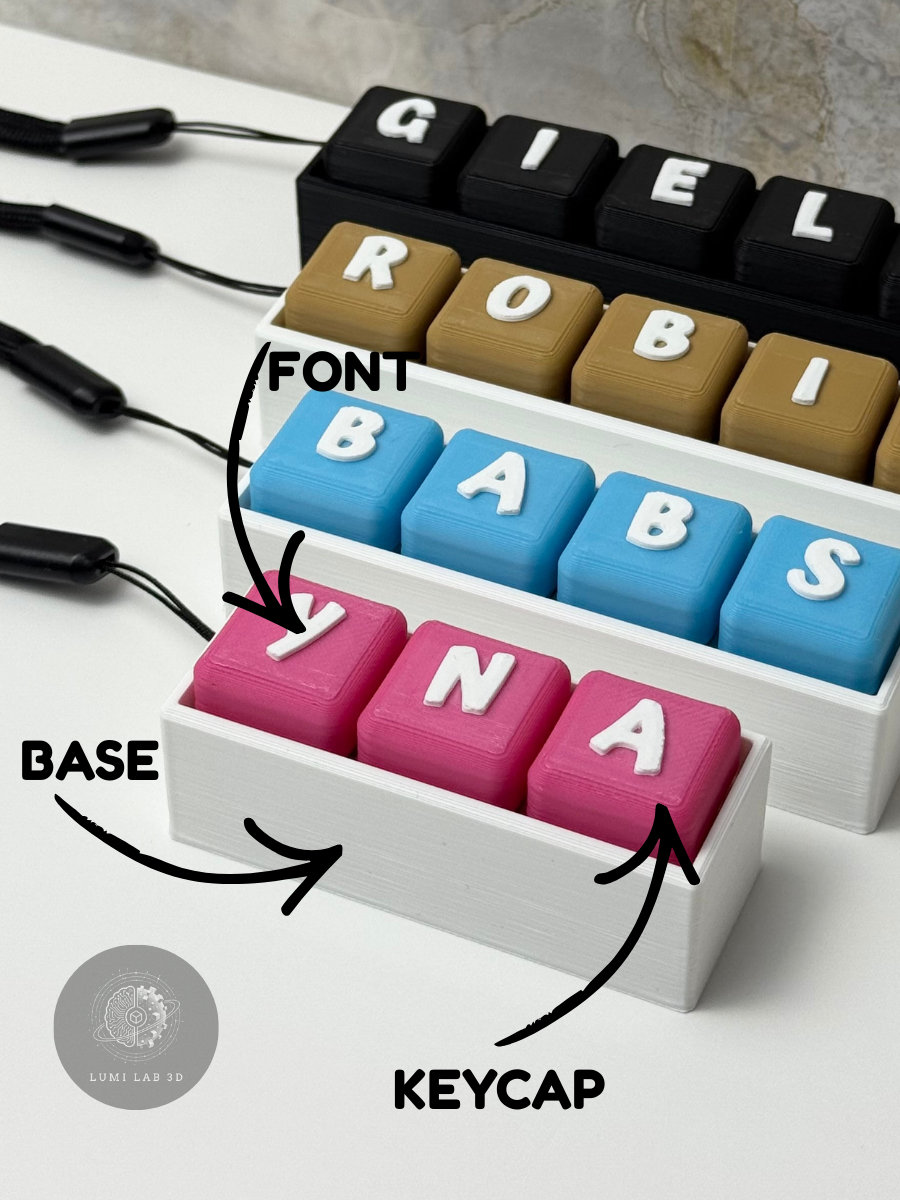 Personalized Keyboard Fidget Clickers