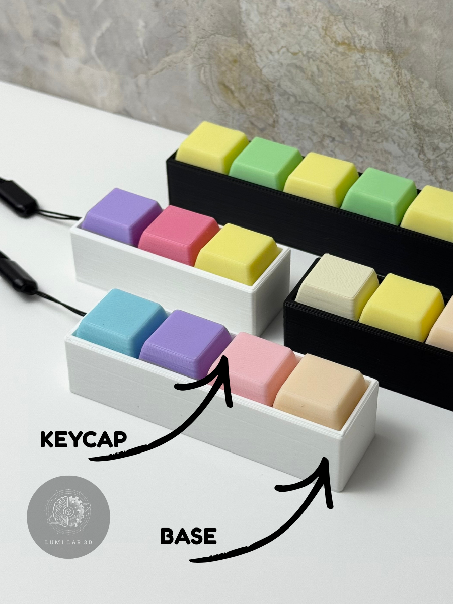 Customizable Keyboard Fidget Clickers