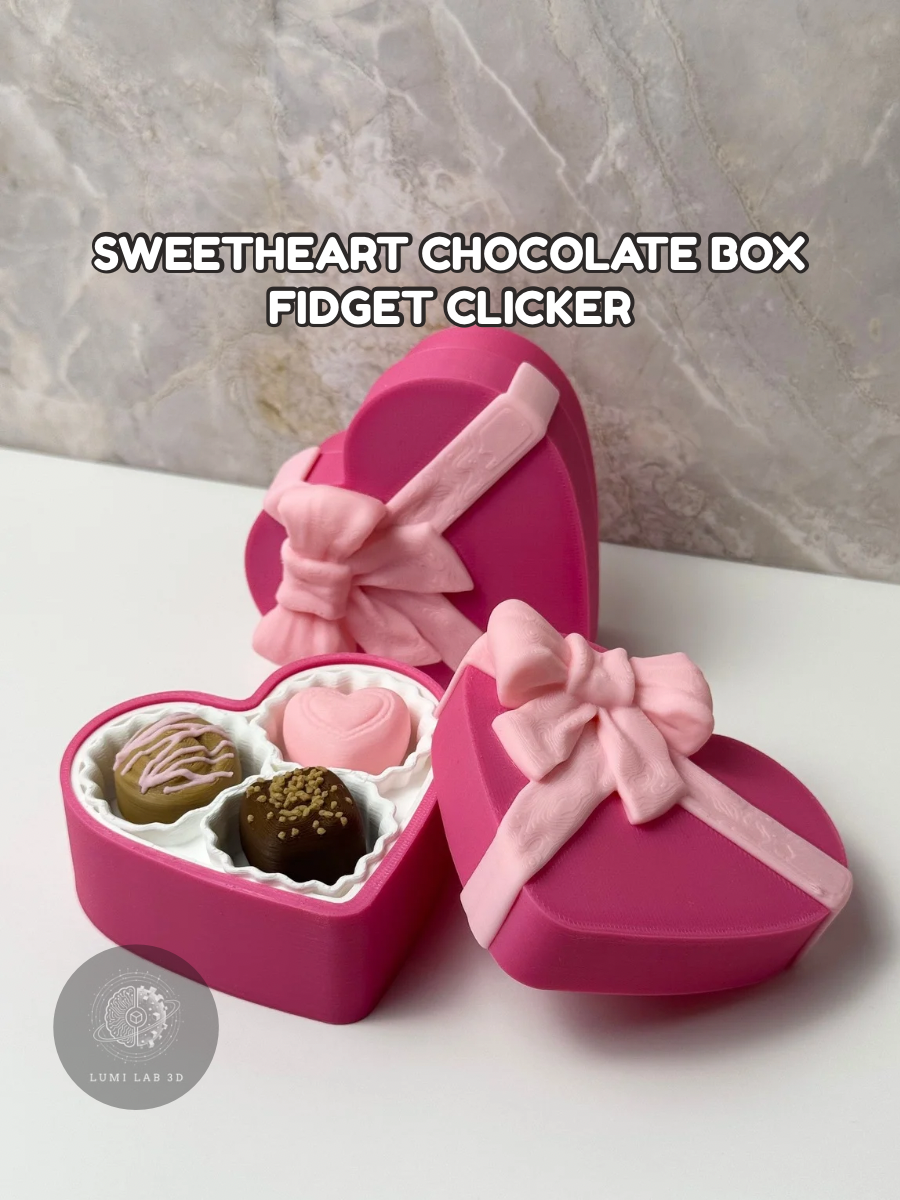Sweetheart Chocolate Box Fidget Clicker