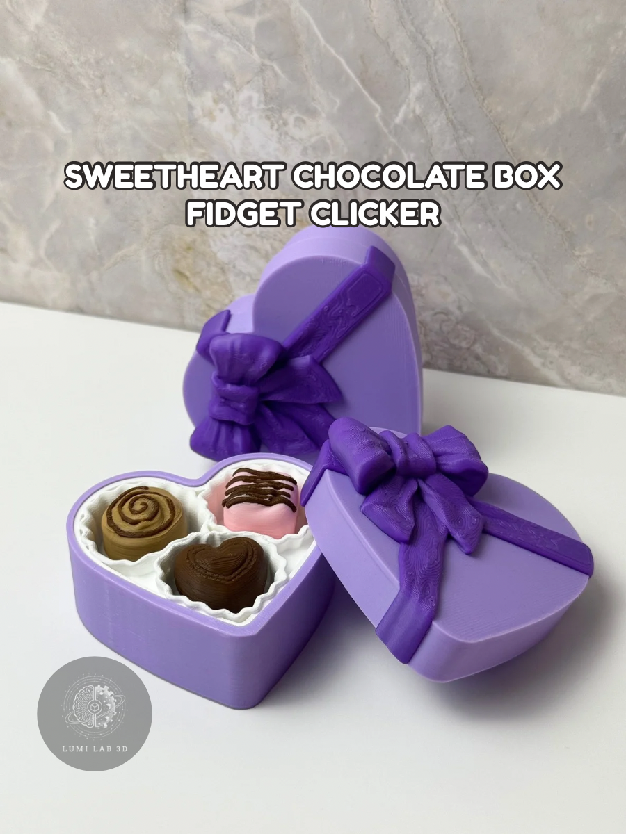 Sweetheart Chocolate Box Fidget Clicker