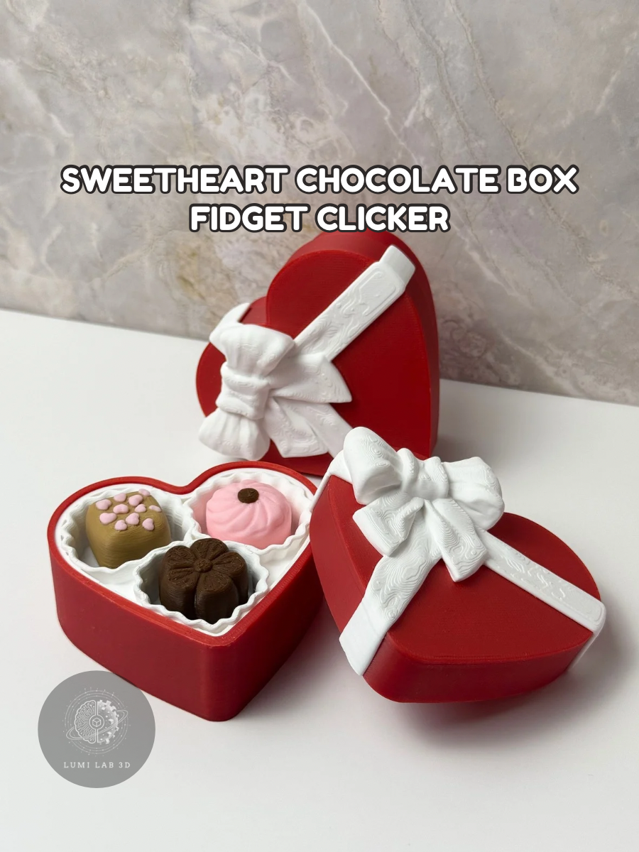 Sweetheart Chocolate Box Fidget Clicker