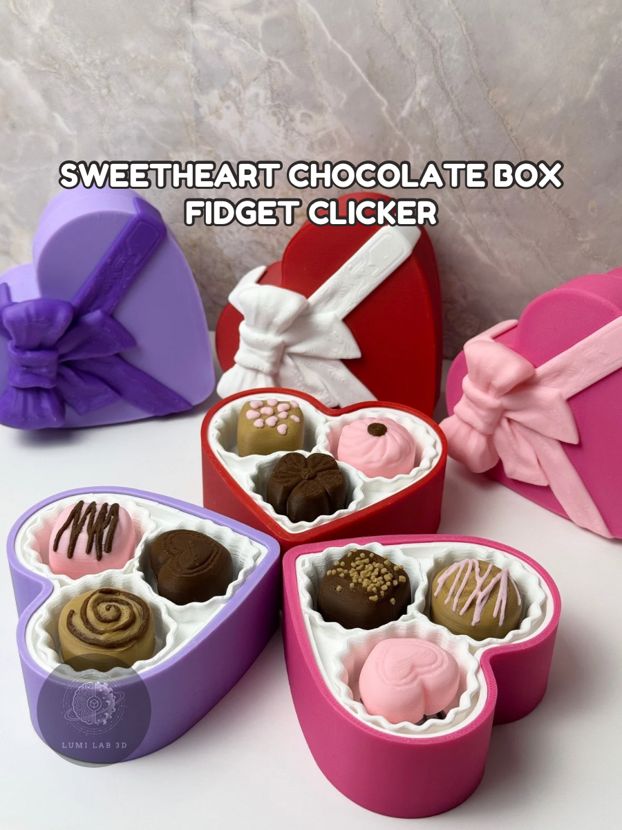 Sweetheart Chocolate Box Fidget Clicker